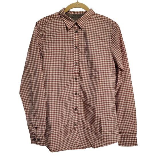 CHEF WORKS MODERN GINGHAM LONG SLEEVE DRESS SHIRT ITEM: SHC05 NWT - Picture 3 of 9